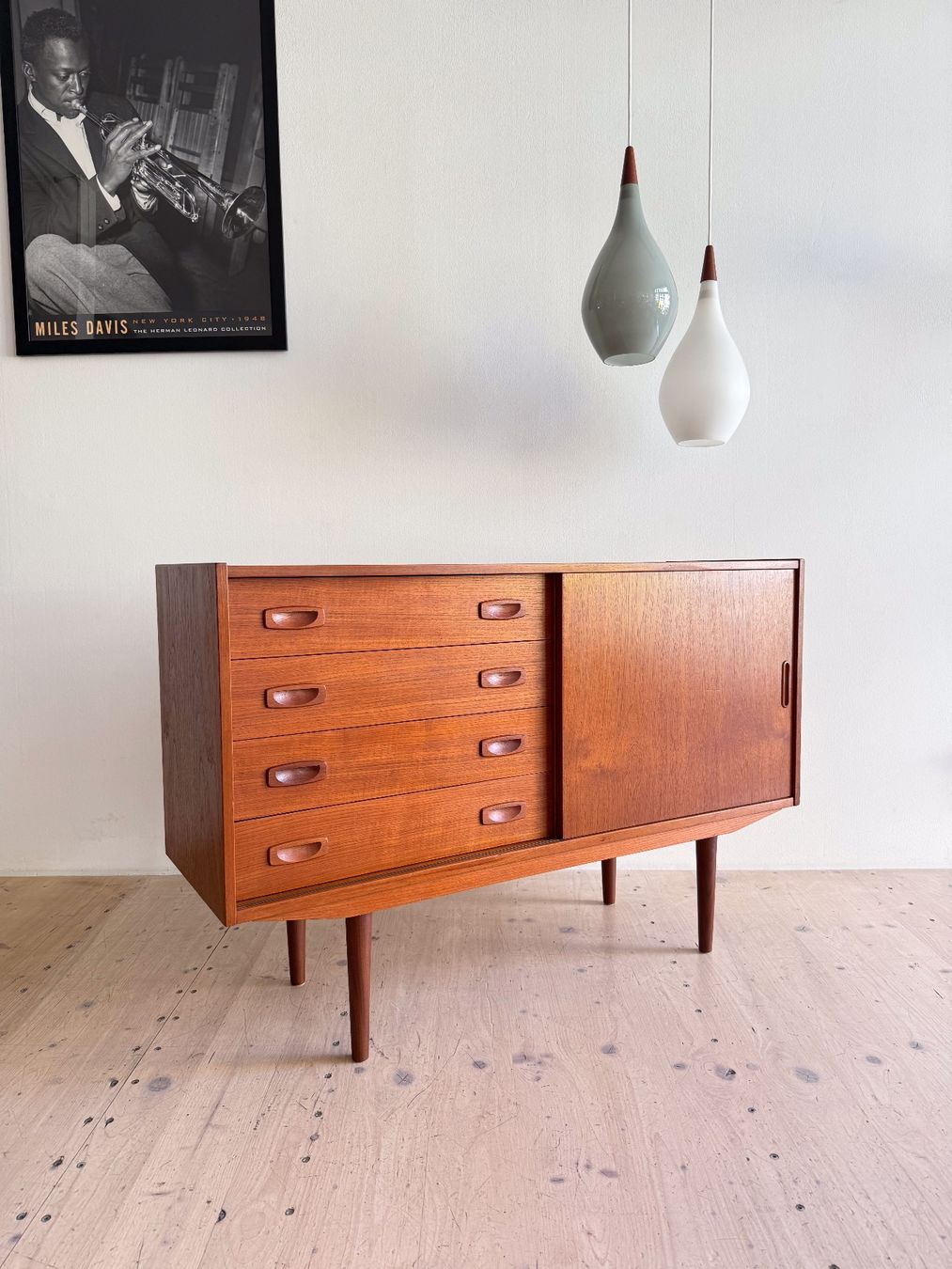 Commodes: Vintage Scandinavian Teak Sideboard – D'occasion à Zürich par heydaymoebel 9
