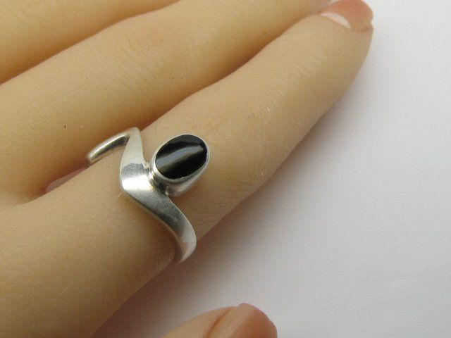 Anelli: Ring Silber 925 Onyx Gr. 57 – Usato da Ermatingen venduto da Decovin 3