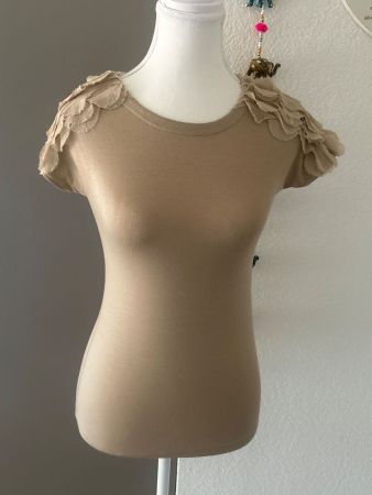 Damen T-Shirt beige von Akris ° Punto Gr. 34