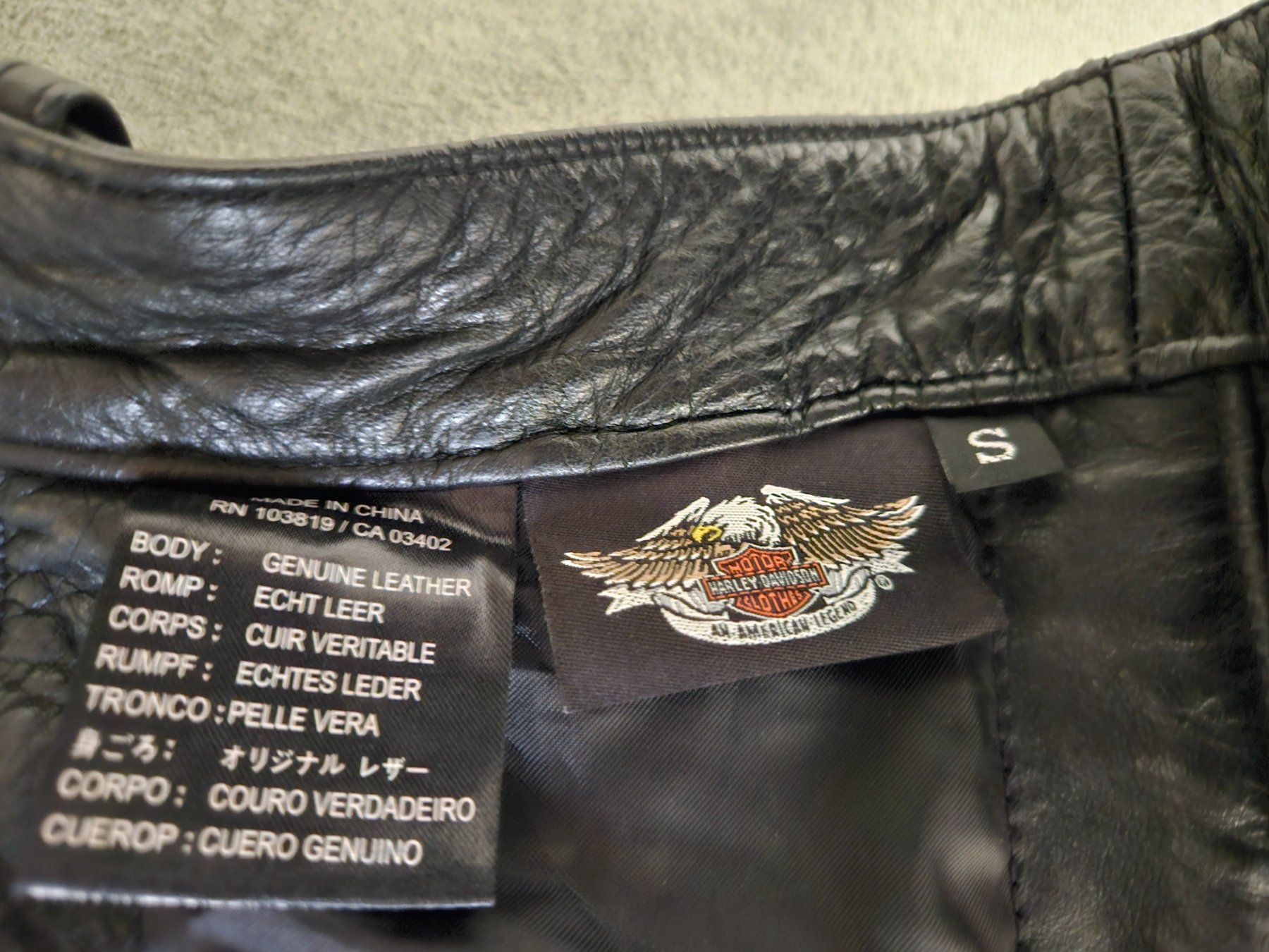 Harley-Davidson Hosen: Harley Davidson Chaps – Gebraucht aus Langnau am Albis von Anelan 3