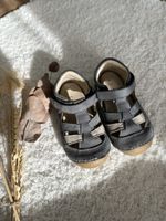 Kickers Sandalen zum austragen, barfuss, Leder, blau, Gr. 25