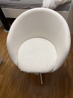Ikea Sessel Weiss Schalensessel Drehfuss guter Zustand
