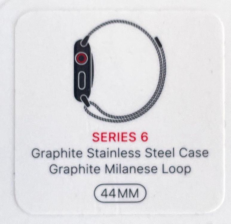 Apple Watch Series 6 Stainless Steel 44mm GPS + Cellular 1