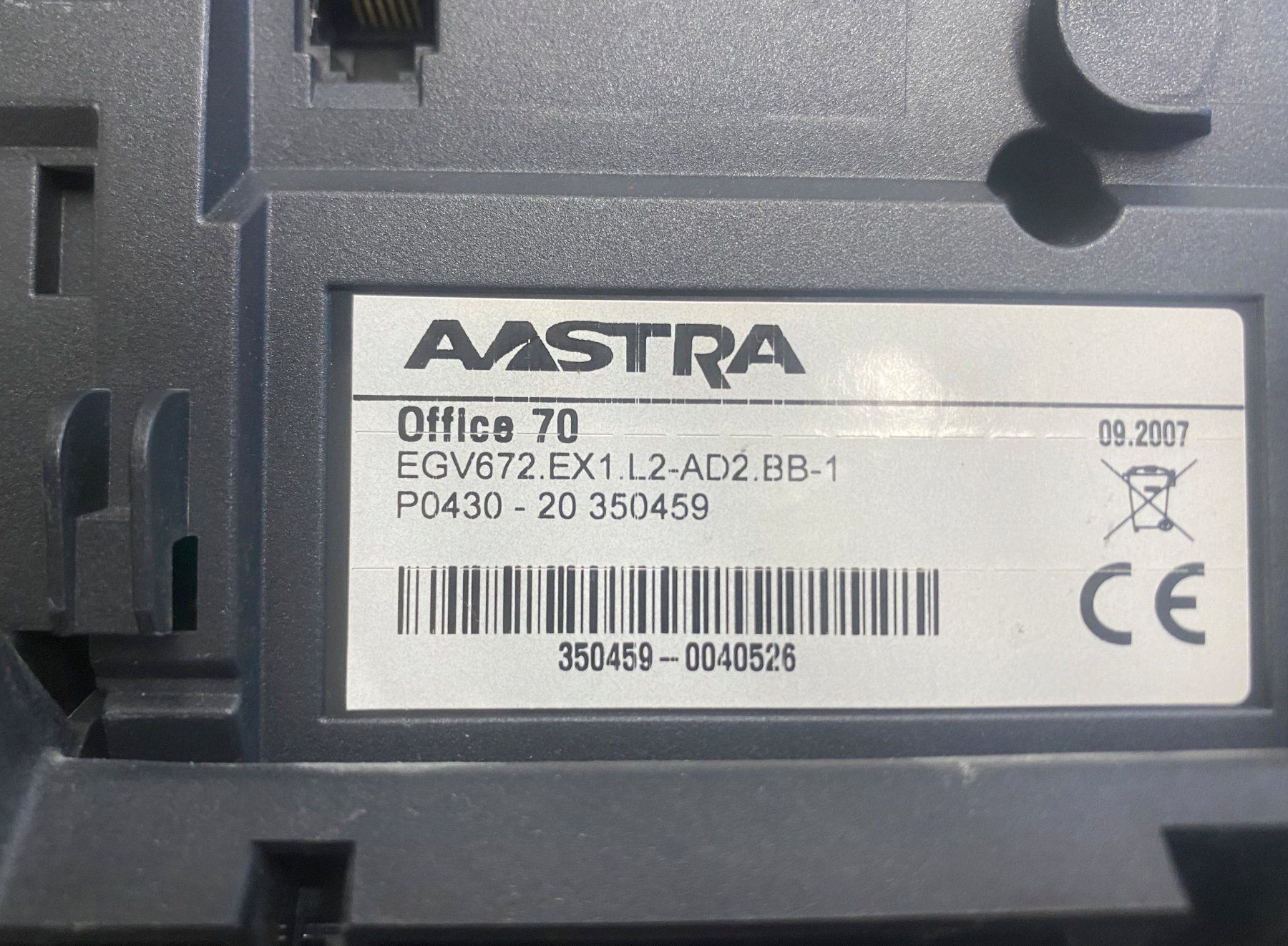 Aastra Telefoni: AASTRA Office 70, Systemtelefon – Usato da Rudolfstetten venduto da Art_brno 1
