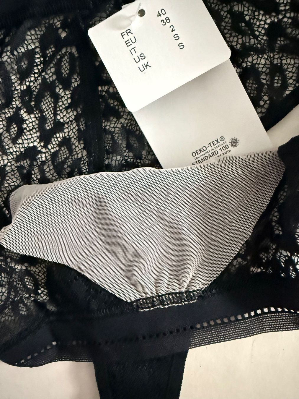 Passionata Altra biancheria intima: PASSIONATA, String Leopardenmuster, Grösse 38, Schwarz – Nuovo e nell'imballaggio originale da Rudolfstetten venduto da gst_g7xl 2