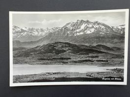 Postkarte Zugersee mit Pilatus ca.1950 (R895)