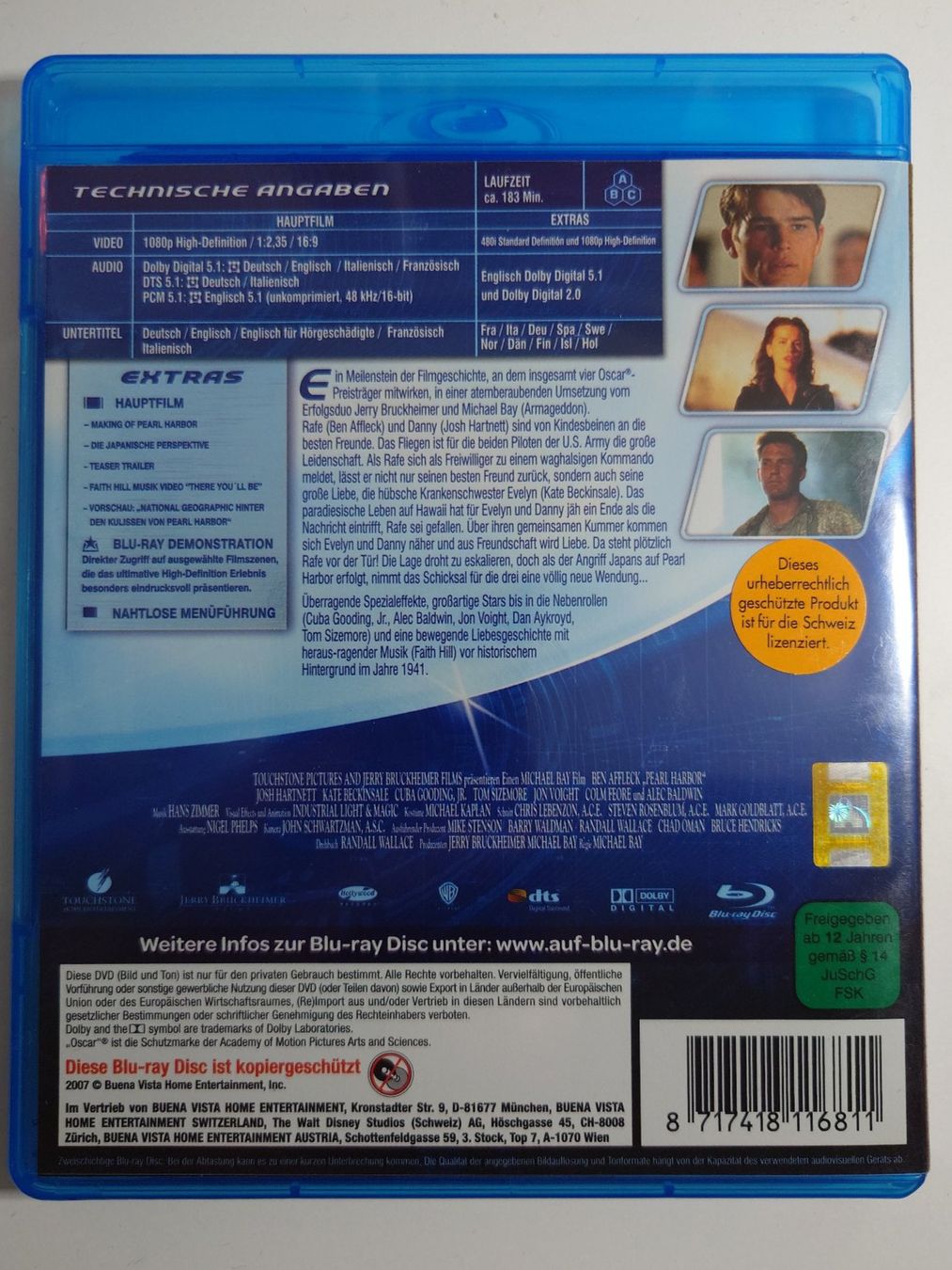 Alle DVDs: Pearl Harbor Blu-Ray – Gebraucht aus Kaiseraugst von  1