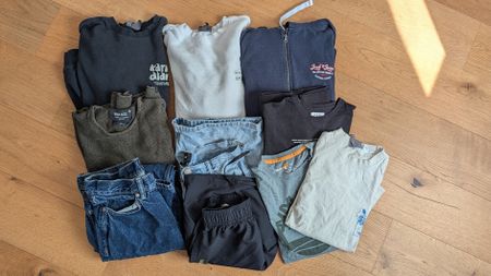 Kleiderset Gr S/M- Timberland, under armour, h&m... 