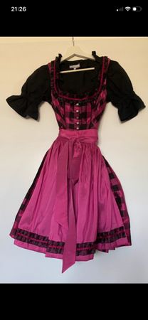 Dirndl von Almbock, Grösse 38, Pink/Schwarz, Top Zustand! (5