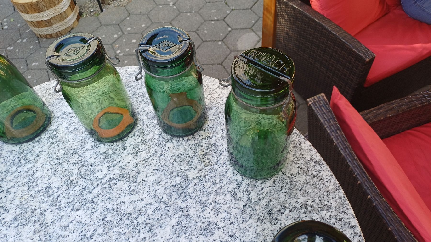 Bülacher Behälter & Ähnliches: 9 Bülacher Einmachgläser – Gebraucht aus Flawil von Naphtali 3