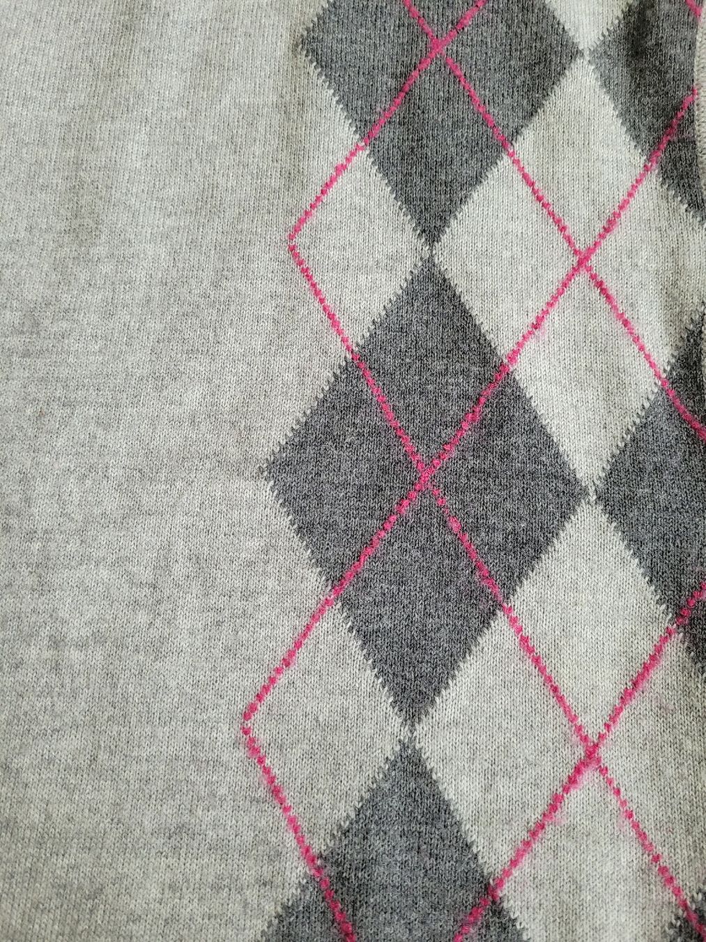 Giacche: Dünne Strickjacke, Sixth Sense, grau Rautenmuster, Grösse L – Usato da Büren NW venduto da nie_k6382 2