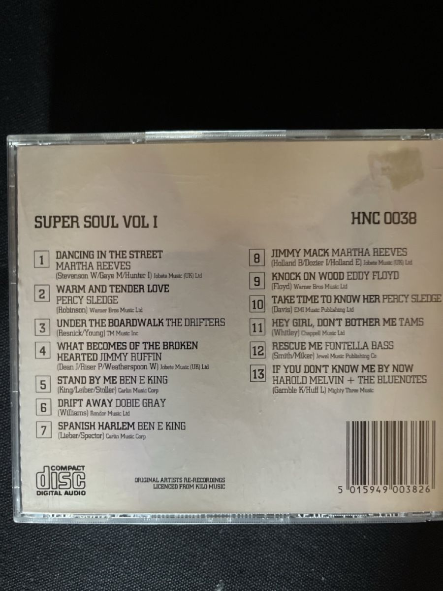 CDs: CD Super Soul Vol 1 Compilation gebraucht – Gebraucht aus Giswil von Nistsigi 1