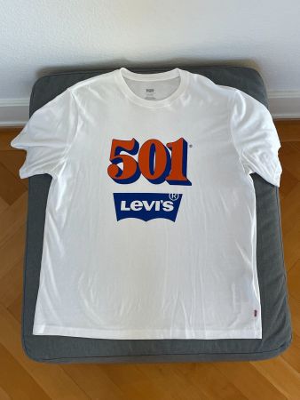 Levi’s 501 T-shirt blanc – M – Relaxed fit