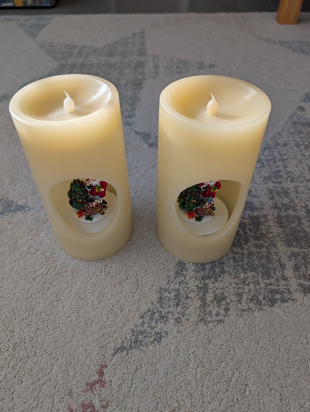 Tutte le decorazioni: LED-Kerze mit Weihnachtsmann, drehend mit musik – Usato da Stansstad venduto da Martman19 1
