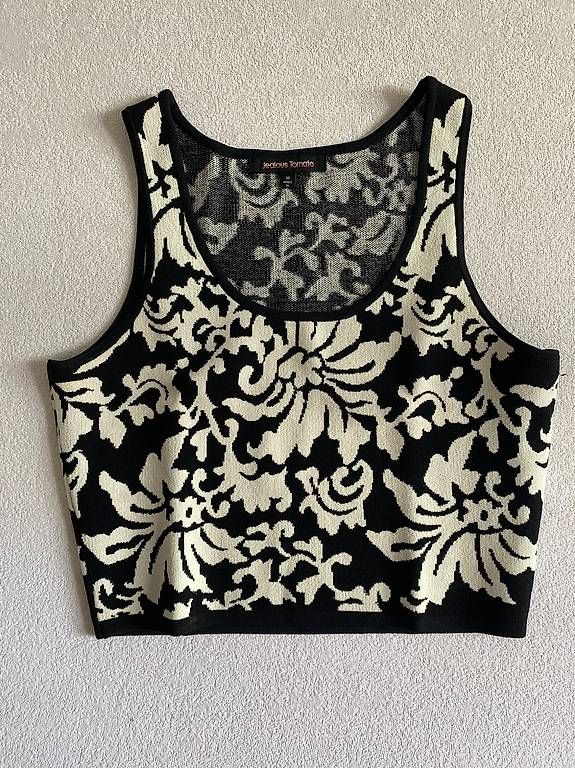 Top: Haut noir et blanc | Jealous Tomato | Size M – Usato da geneve venduto da cey_5ywd