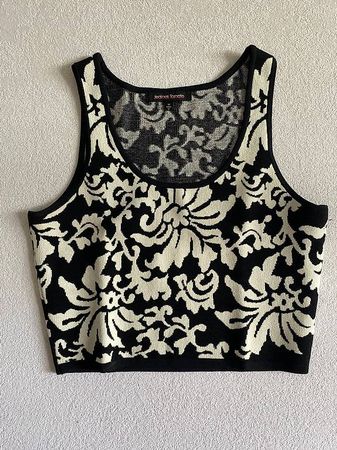 Haut noir et blanc | Jealous Tomato | Size M