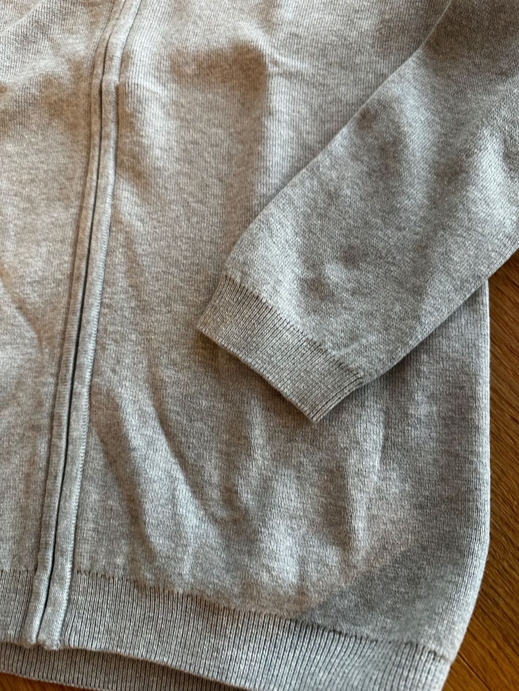 Next Giacche & Cappotti: NEXT Feinstrickjacke Gr. 164, grau meliert – Usato da Sissach venduto da tapasu 1