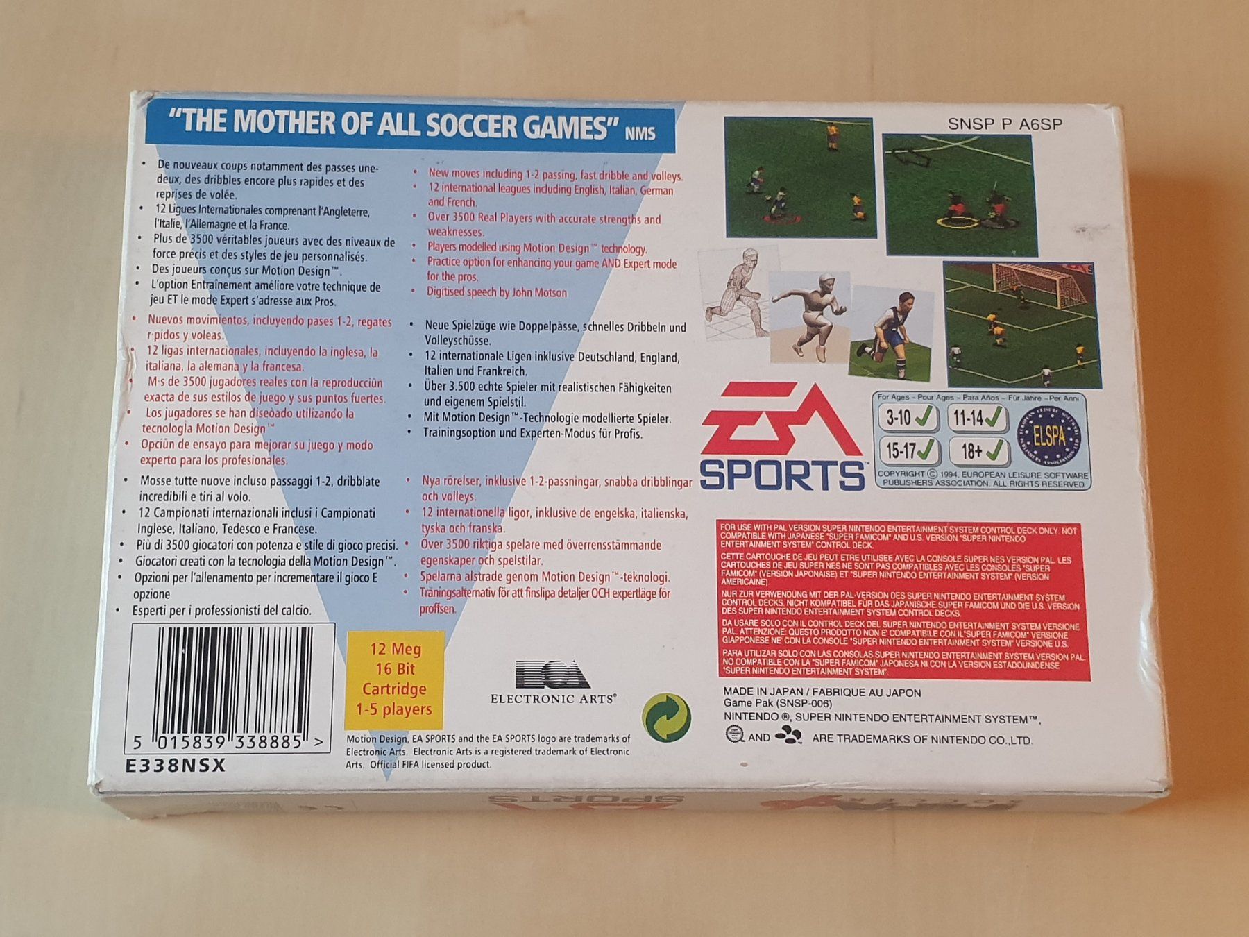 Nintendo Giochi: FIFA 96 Soccer – Usato da Stansstad venduto da collectorsshop 1
