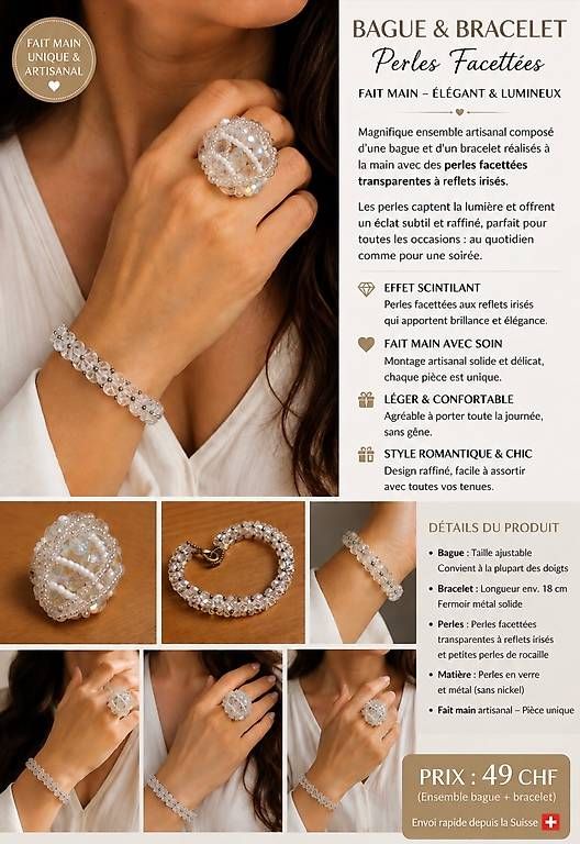 Bracelets: Vends Bague & Bracelet Femme – D'occasion à Crans VS par cei_qws7 1