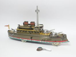 Blech Kriegsschiff zum aufziehen Schiff Paya Boot