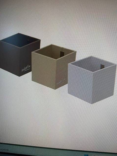 Alle Dekorationen: Tableau magnétique Kalamitica Cube blanc mural + 3 pots – Neu und originalverpackt aus Morges von sam_2rl2 2