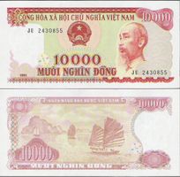 VIETNAM - 10000 DONG 1993 - PAPIER BANKNOTE - Nº: 109A - UNZ