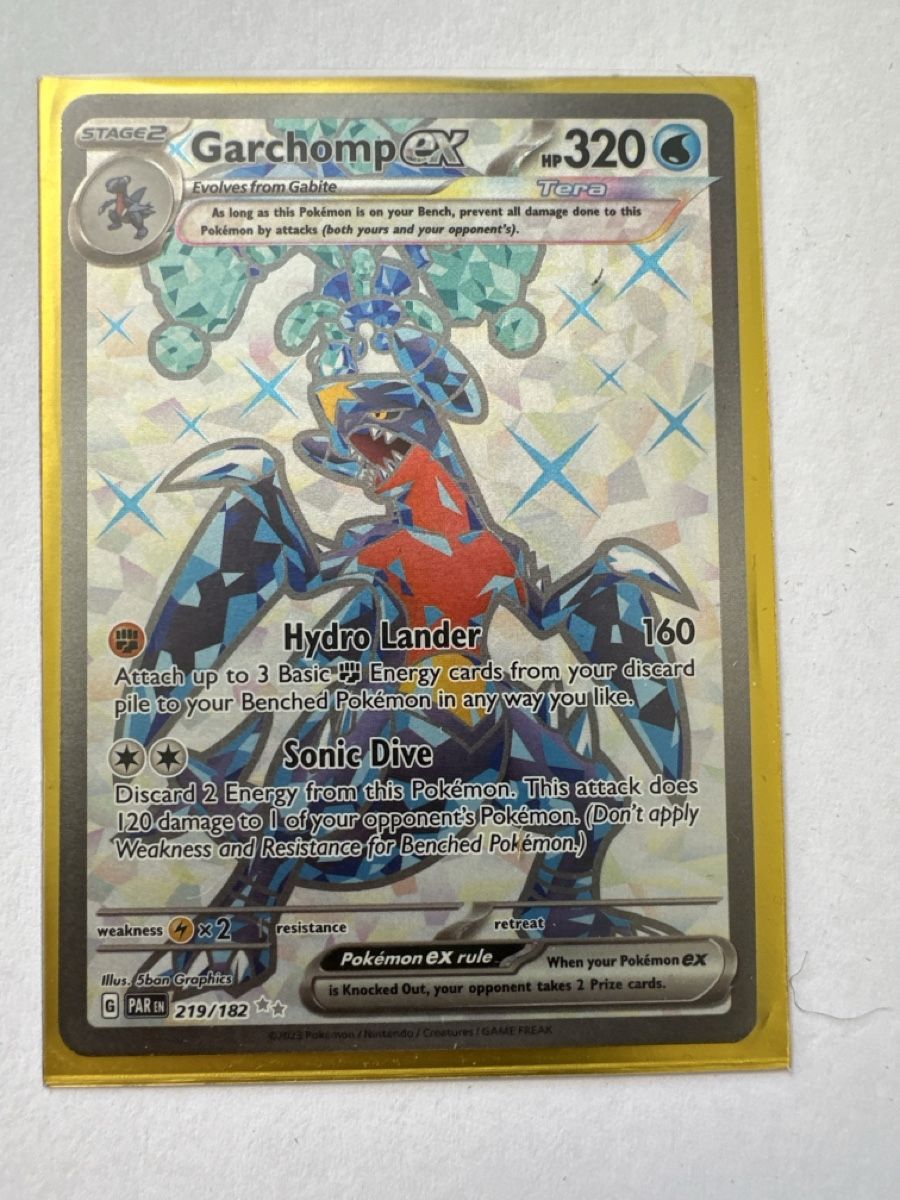 Cartoline: Garchomp ex Full Art Ultra Rare 219/182 – Nuovo (secondo la descrizione) da Binningen venduto da NM55108