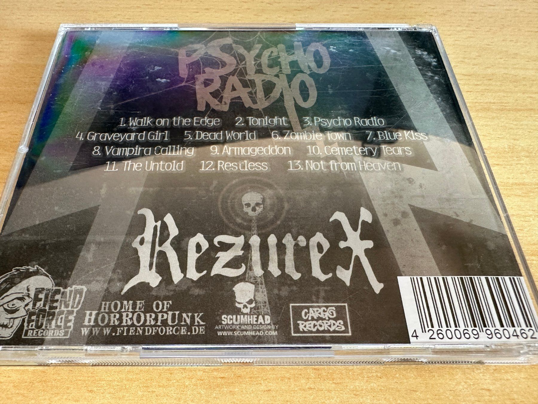 CD: Rezurex – Psycho Radio – Usato da Rikon im Tösstal venduto da Alpenmutz 1