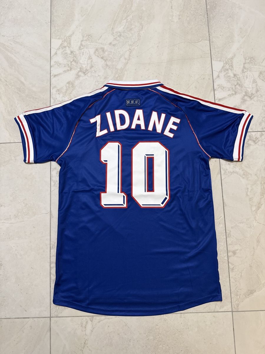 Adidas Canottiere & Pantaloni: Zidane Frankreich Trikot – Nuovo (secondo la descrizione) da Bronschhofen venduto da leo_99hp 1
