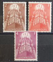 Luxemburg Kat. 572-574 **/* 1957 Kat. 152 Euro
