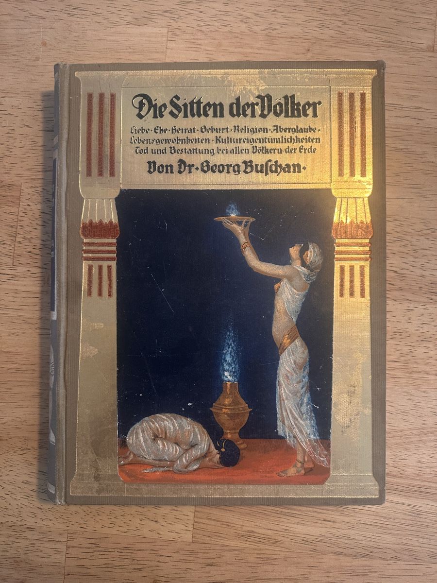 Libri: Die Sitten der Völker, Band 3 und 4 – Usato da Riehen venduto da fischre1 3