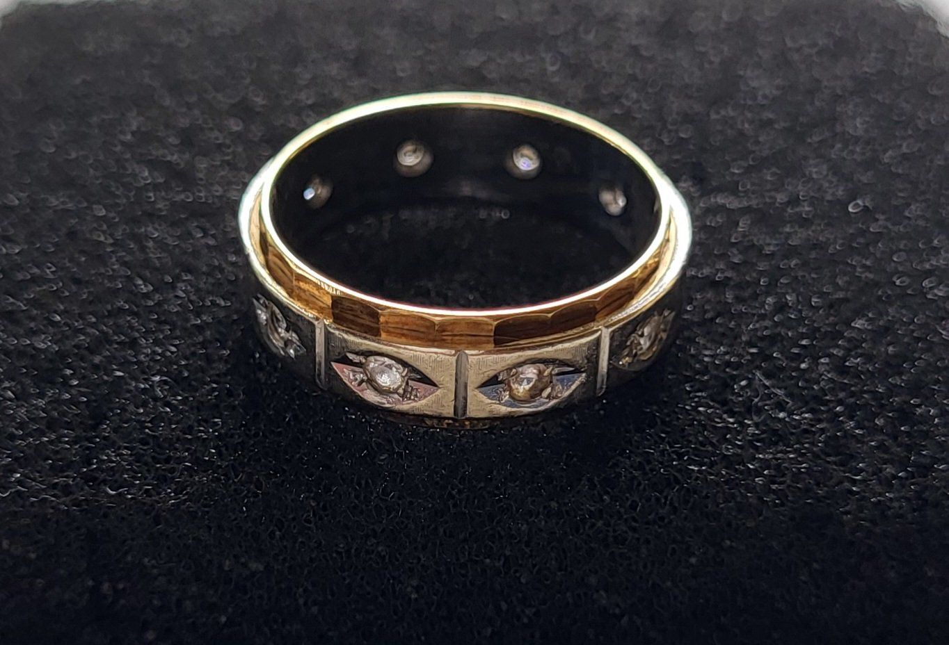 Anelli: Gold Alliance Ring Mit Steine – Usato da Wald ZH venduto da Dasilver 4
