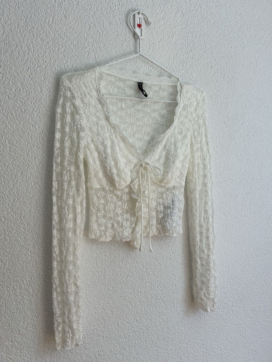 Top: FB Sister Top/Oberteil weiss Spitze  – Nuovo (secondo la descrizione) da Chur venduto da faja7000 1