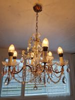 Shabby Frankreich Kronleuchter antik Lüster vintage Lampe