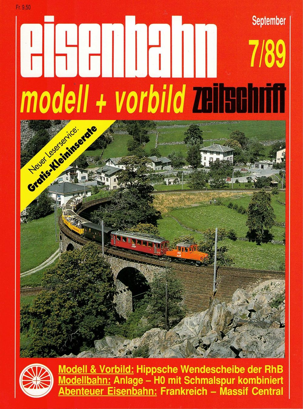 Revues & Magazines: Eisenbahn Heft Nr. 7/89 – D'occasion à Basel par Dogana