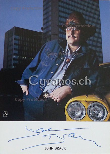 Autogramme: John Brack (1950-2006) Sänger - Autogramm – Gebraucht aus Dietikon von immortal-stars