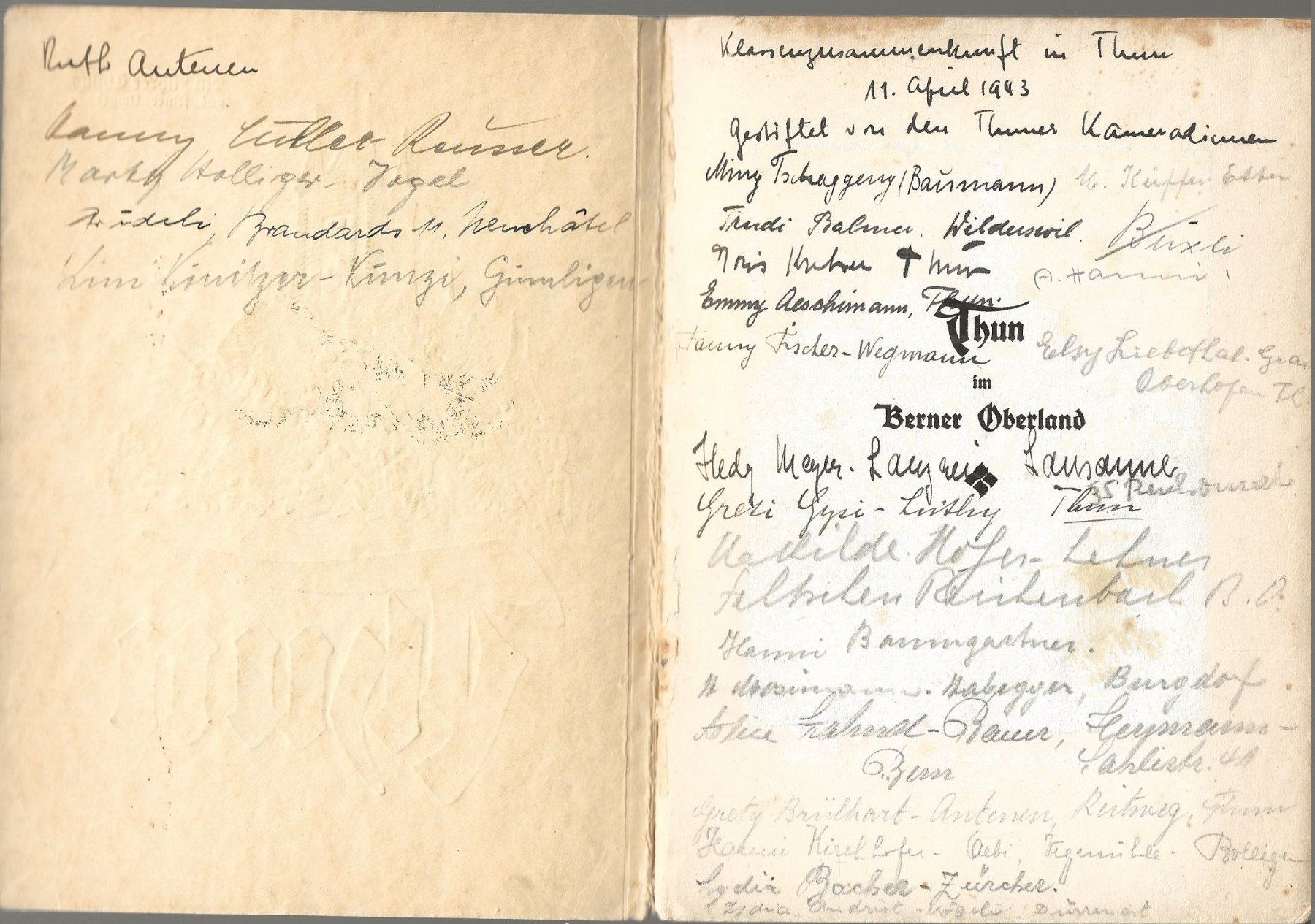 Libri: Thun im Berner Oberland 1914 – Usato da Bern venduto da Grindelwaldaus 1