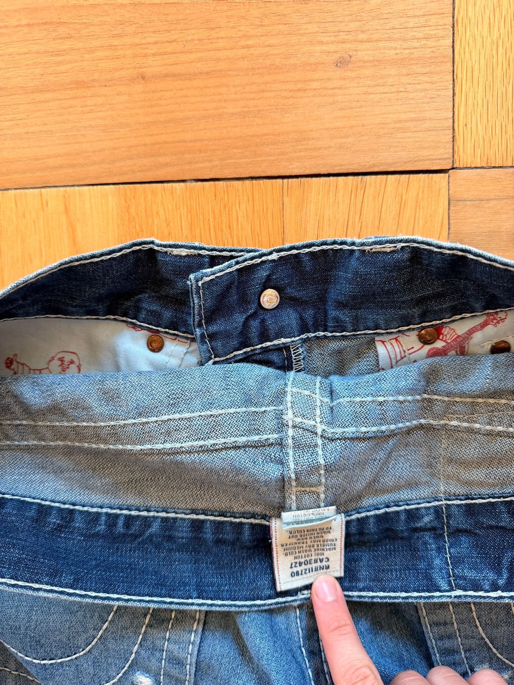 True Religion Jeans: True Religion Jeans Bootcut blau – Usato da Zürich venduto da lee_h7x7 3