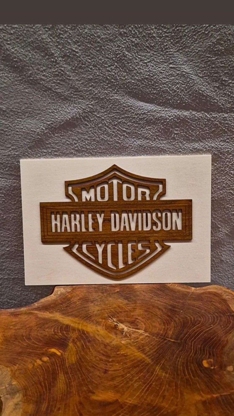 Insegne: Harley Davidson Holzschild – Nuovo e nell'imballaggio originale da Oberwil b. Büren venduto da rocky_last 1