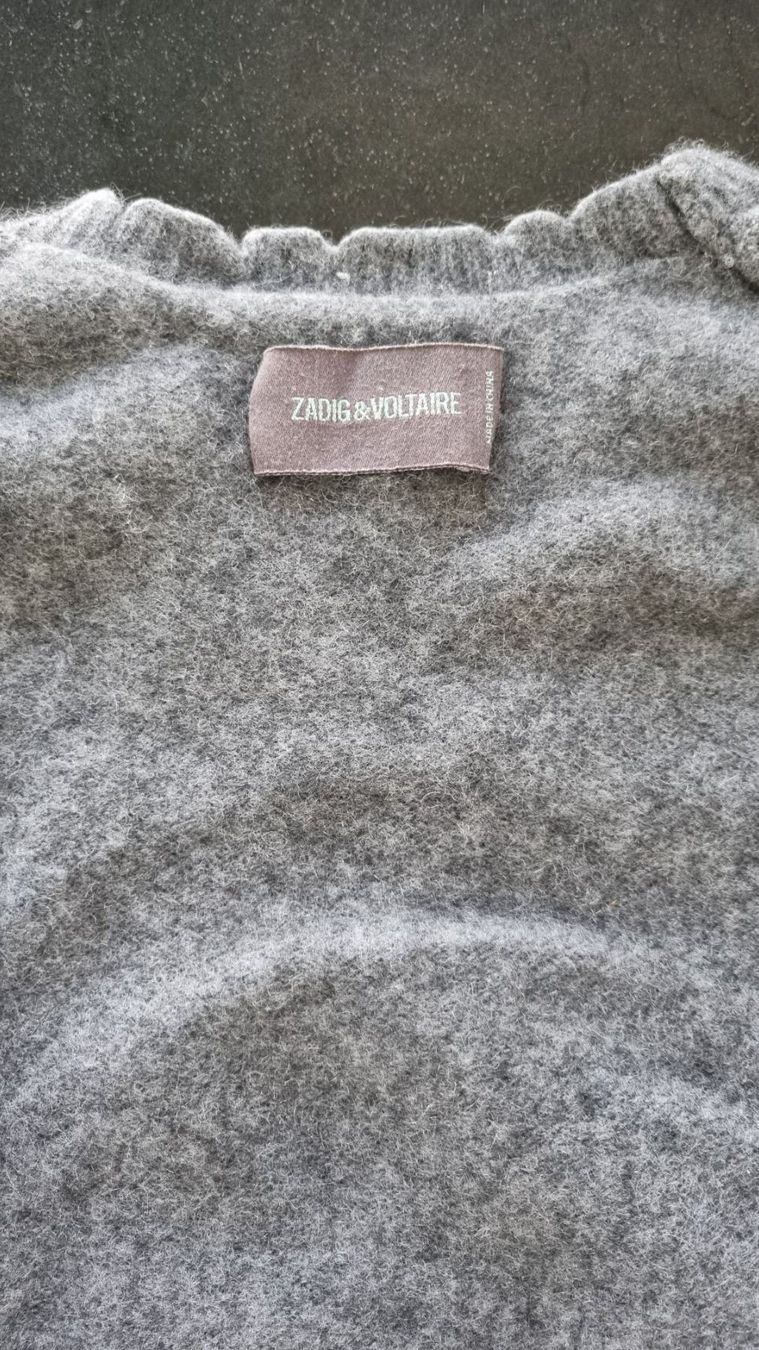 Maglioni & Felpe: Cashmere Pullover 36 grau Zadig & Voltaire – Usato da Bad Zurzach venduto da Mfritzli 1