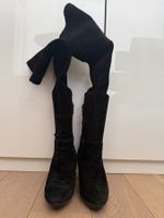 Aquatalia overknee Boots suede black size 38