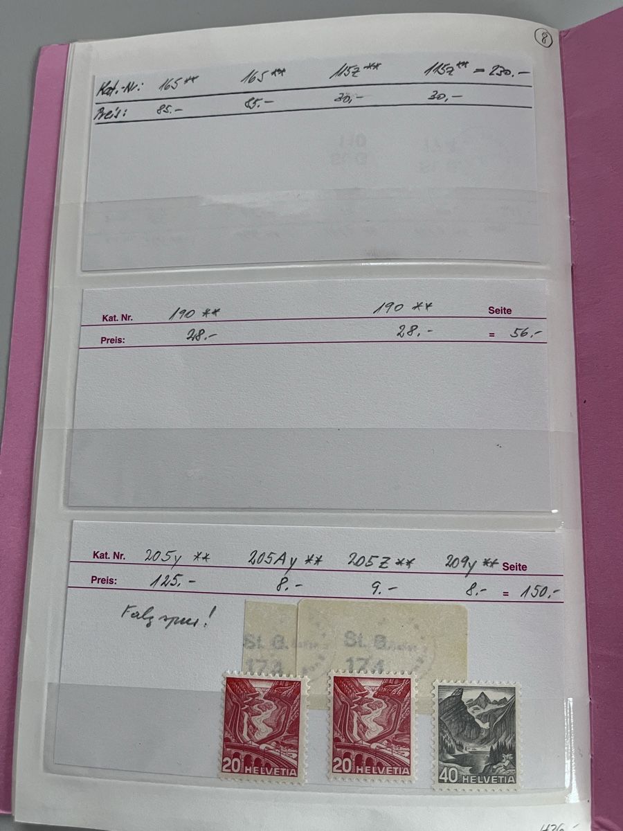 Tutti i francobolli: Briefmarken Auswahlheft Freimarken – Usato da Römerswil LU venduto da manuscha_ 7