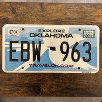 🇺🇸 U.S. Autoschild - Oklahoma EBW-963 - ORIGINAL