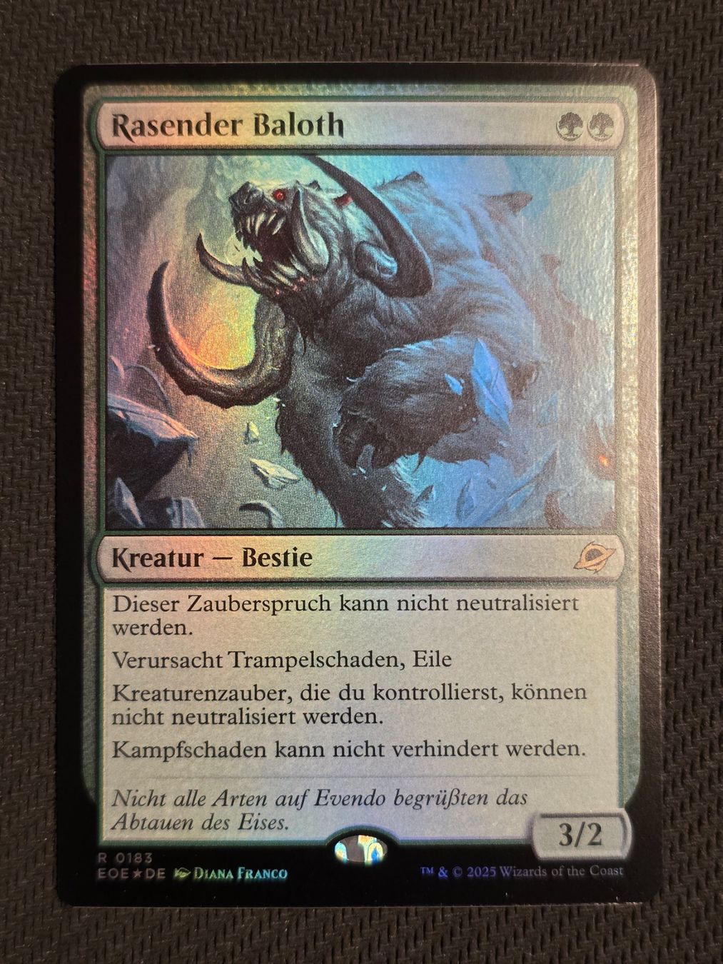 Magic The Gathering Carte collezionabili: Rasender Baloth  - Foil  -  MTG – Usato da Zürich venduto da Semagets