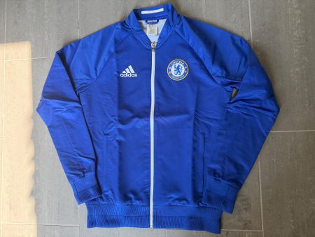 ADIDAS CHELSEA EINLAUF STADION ANTHEM JACKE, GRÖSSE S, NEU