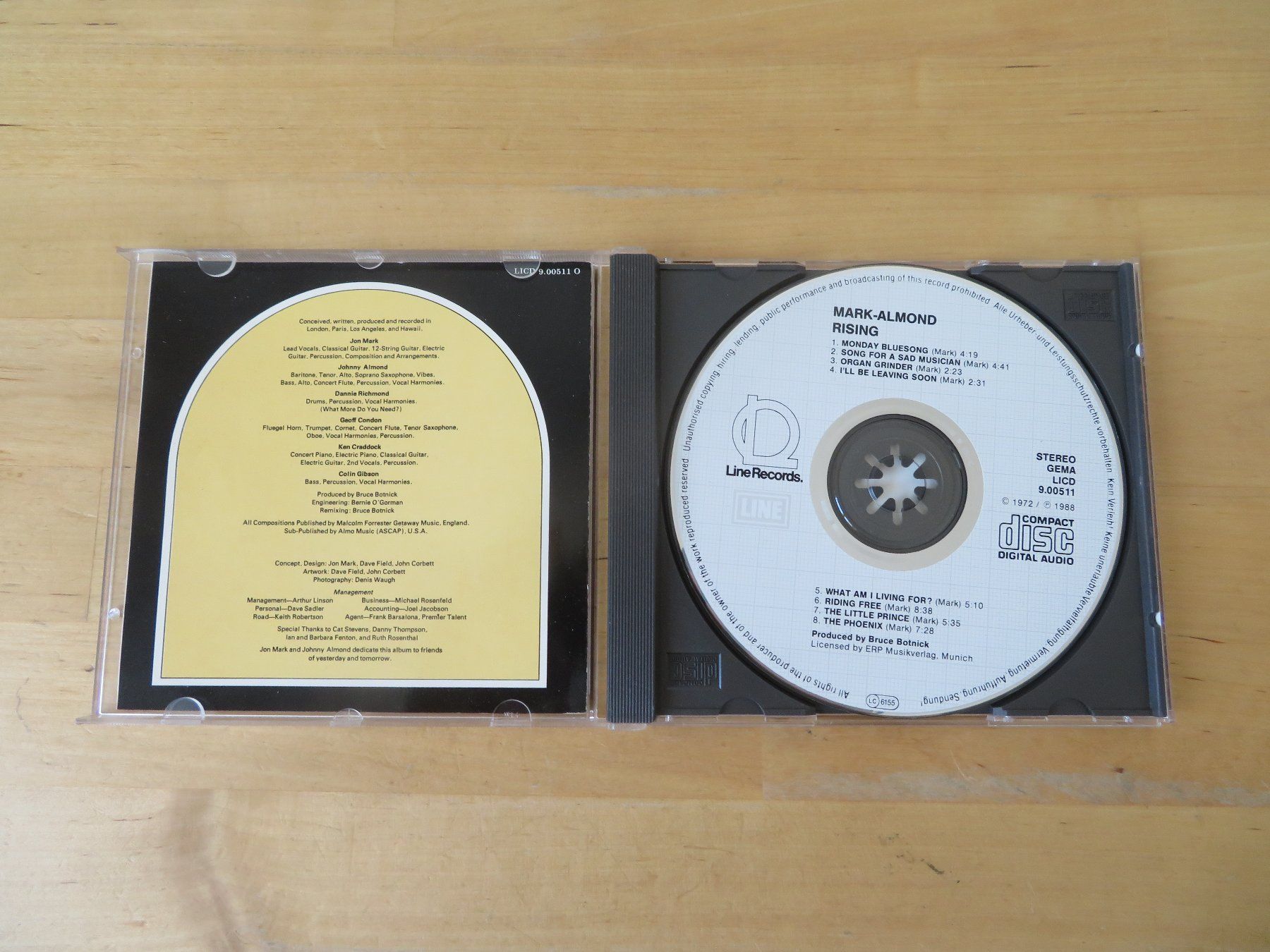 CDs: MARK-ALMOND "Rising" – Gebraucht aus zürich von Goldimmund 1