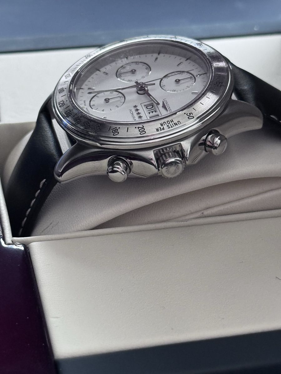 Longines Orologi: Longines Admiral Chronograph Automatik – Usato da Schaffhausen venduto da oliversittel 3