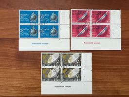 1973  CH Erstag gest.Viererblock mit Tab  (K159)