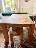 Esstisch Massivholz geölt 160cm mit 4 Stühlen gebraucht