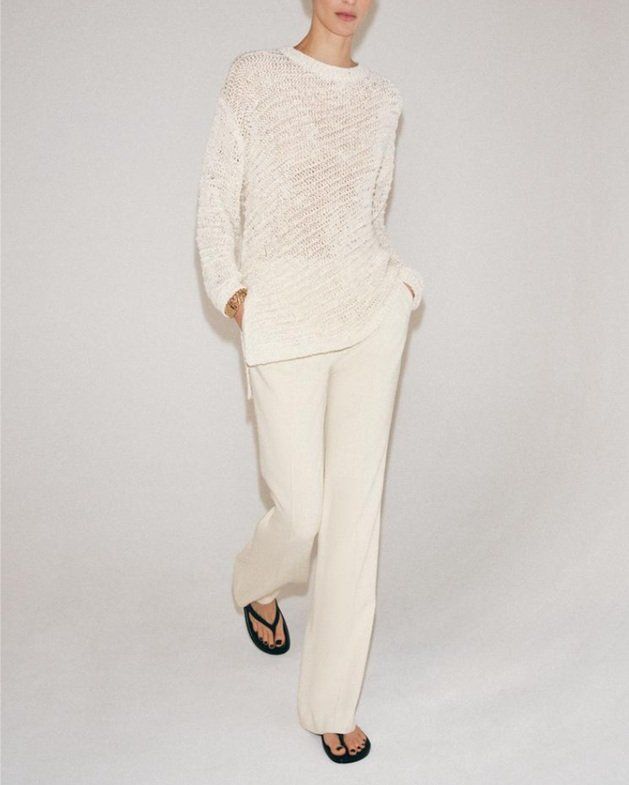 Pulls & Sweat-shirts: Damen asymmetrischer Pullover Weiss Strick Gr.M NEU – Neuf avec emballage d'origine à Rotkreuz par beltraum 4